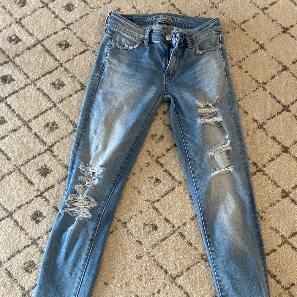 American eagle jeggings size 0 long